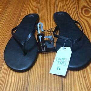 Straps Sandals Comfort sock memory foam footed Classic black.11